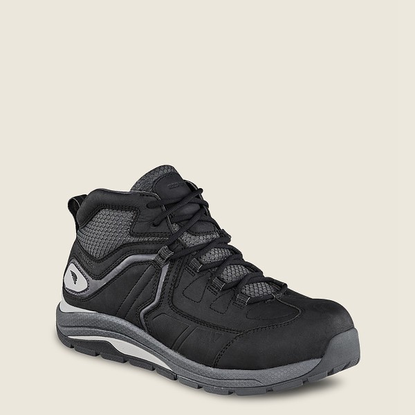 Red Wing Work Shoes Cooltech™ Athletics - Waterproof Safety Toe - Black/Grey - Mens SQZ750328